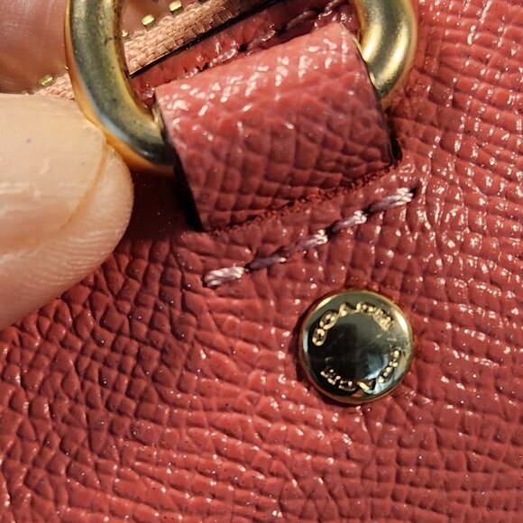 Like New Coach Brooke Pink Glitter Crossbody Bag Purse - Picture 12 of 16